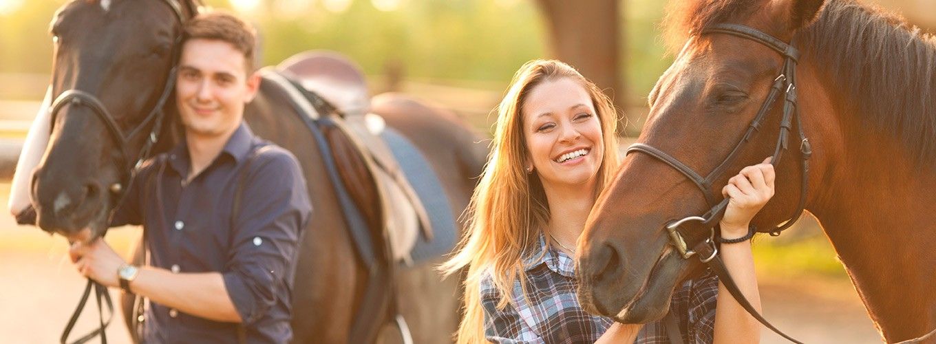 Удивите любимого человека свиданием на лошадях